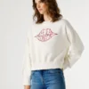 Camisola com logótipo e gola redonda Camisola com logótipo e gola redonda