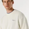 Camisola com logótipo e gola redonda