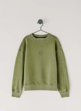 Camisola de gola redonda com corte descontraído