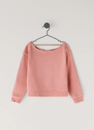 Camisola de gola redonda com corte descontraído