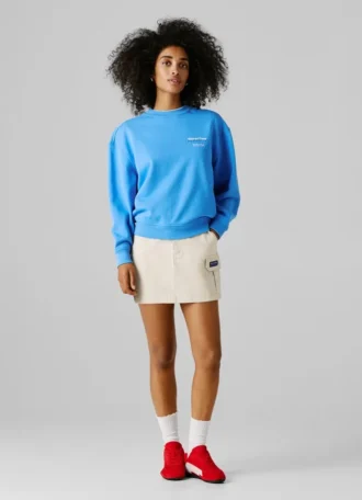 Camisola de gola redonda com corte descontraído