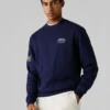 Camisola de gola redonda com corte descontraído