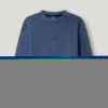 Camisola de gola redonda com corte descontraído Camisola de gola redonda com corte descontraído