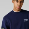 Camisola de gola redonda com corte descontraído