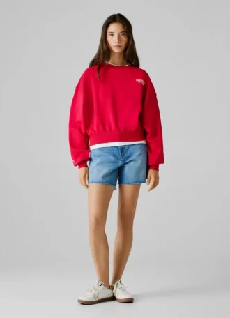 Camisola de gola redonda com corte regular