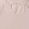 Camisola de gola redonda com renda