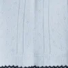 Camisola de gola redonda em malha Pointelle