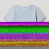 Camisola de gola redonda em malha Pointelle