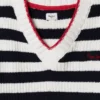 Camisola de malha com decote em V