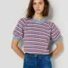 Camisola de malha às riscas Camisola de malha às riscas