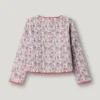 Casaco acolchoado com estampado floral Casaco acolchoado com estampado floral