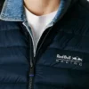 Colete acolchoado com logótipo estampado Colete acolchoado com logótipo estampado