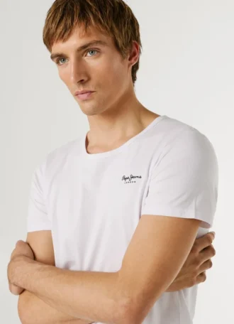 Conjunto de 2 T-shirts de algodão elástico