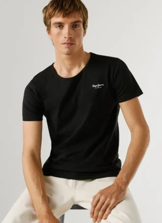 Conjunto de 2 T-shirts de algodão elástico
