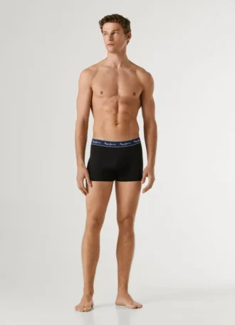 Conjunto de 3 boxers em algodão elástico