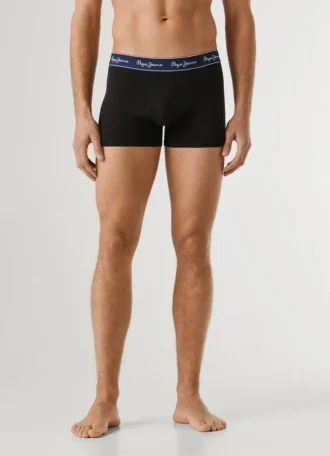 Conjunto de 3 boxers em algodão elástico