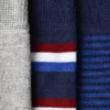 Conjunto de 3 pares de meias com acabamentos