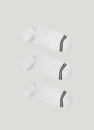 Conjunto de 3 pares de meias curtas