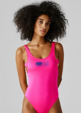 Fato de banho com logótipo estampado Fato de banho com logótipo estampado