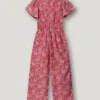 Macacão longo com estampado floral Macacão longo com estampado floral