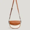 Mala de ombro combinada com aba