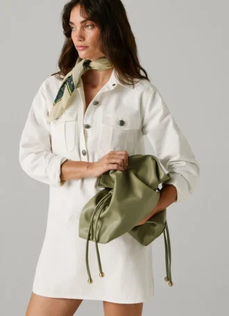 Mala Hobo com efeito de couro
