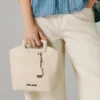 Mala Tote com efeito de couro