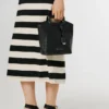 Mala Tote com efeito de couro