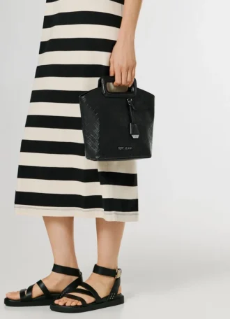 Mala Tote com efeito de couro