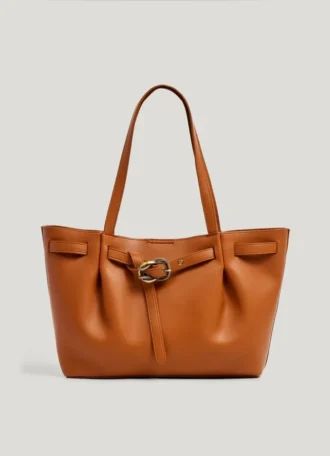 Mala Tote com efeito de couro