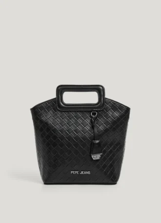 Mala Tote com efeito de couro