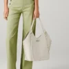 Mala Tote com Efeito de Couro e Tachas Mala Tote com Efeito de Couro e Tachas