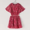 Mini-vestido com estampado floral Mini-vestido com estampado floral