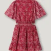 Mini-vestido com estampado floral Mini-vestido com estampado floral