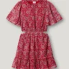 Mini-vestido com estampado floral Mini-vestido com estampado floral