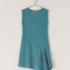 Mini-vestido com gola redonda Mini-vestido com gola redonda