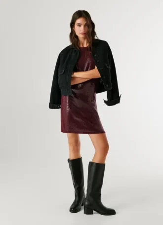 Mini-vestido com lantejoulas