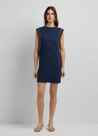 Mini-vestido sem mangas