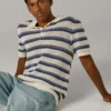 Polo de malha às riscas Polo de malha às riscas