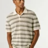Polo de malha às riscas Polo de malha às riscas