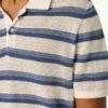 Polo de malha às riscas Polo de malha às riscas