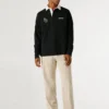 Polo de râguebi com logótipo estampado Polo de râguebi com logótipo estampado