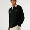 Polo de râguebi com logótipo estampado Polo de râguebi com logótipo estampado