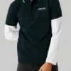Polo em piqué com logótipo estampado Polo em piqué com logótipo estampado