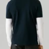 Polo em piqué com logótipo estampado Polo em piqué com logótipo estampado