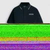 Polo em piqué com logótipo estampado Polo em piqué com logótipo estampado