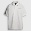 Polo em piqué com logótipo estampado Polo em piqué com logótipo estampado