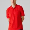 Polo em piqué de corte descontraído Polo em piqué de corte descontraído