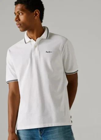 Polo em piqué de corte regular