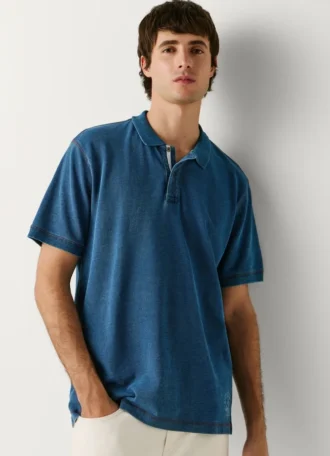 Polo em piqué de corte regular